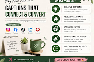 write engaging instagram captions for your post