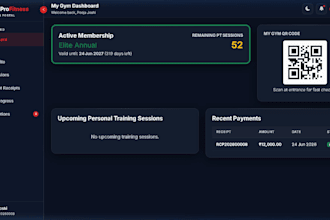 gympro fitness management system