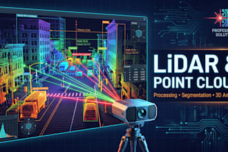 develop lidar point cloud processing and 3d computer vision solutions