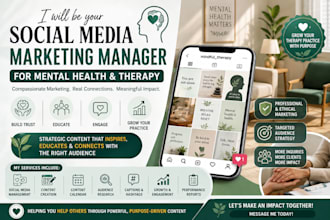 be your social media marketing manager for mental health and therapy