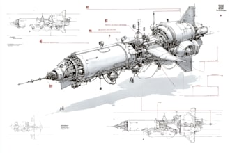 design futuristic sci fi spaceships and spacecraft