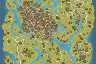 create a custom map for a world, city, town, or dungeon