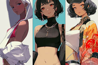 do a anime character