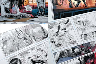 manga comic book illustration manga artist webtoon cover