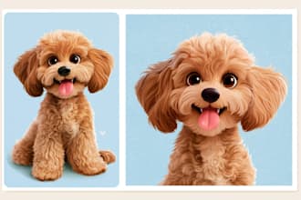 draw your pet as a disney princess or fantasy character