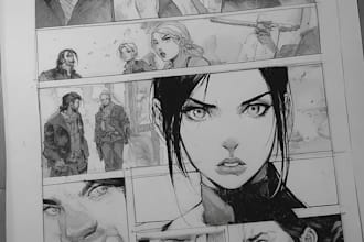 make comic pages for your stories
