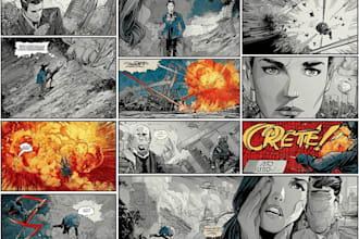 draw comic book illustration graphic novel comic
