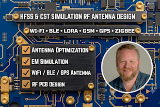 design pcb antenna for rf, wifi, gps, circuit, high speed and automotive systems