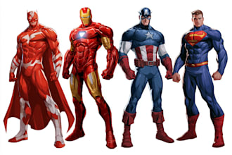 draw comic book illustration