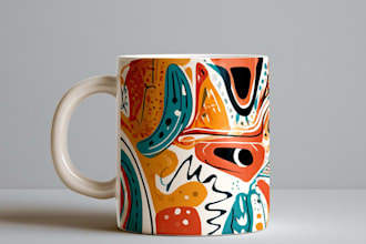 create wonderful coffee mug, tumbler, drinkware designs