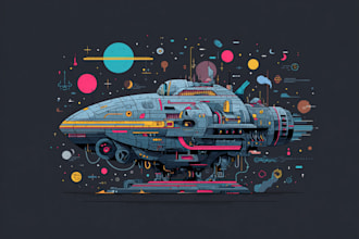 sketch a car or vehicle design concept using digital drawing