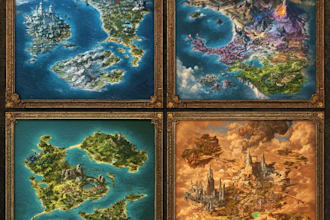 do fantasy map design