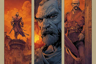 design comic book and custom illustration