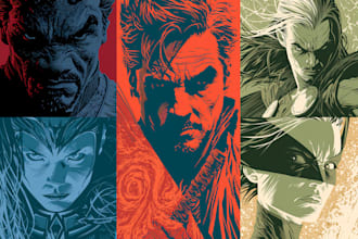 be your comic artist graphic novel illustration super hero