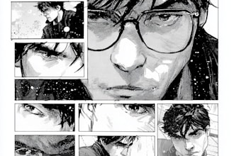 create a comic and webtoon pages for you