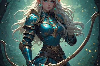 illustrate your fantasy rpg character