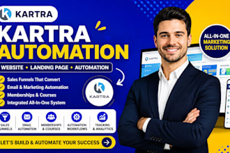 build high converting kartra sales funnels, automations and memberships