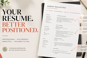 create a professional ats resume