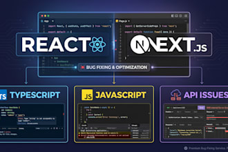 fix react and nextjs bugs and errors