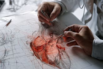 draw medical and science illustrations