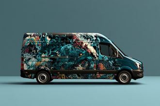 create car wrap design and vehicle wrap design