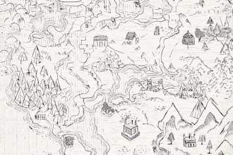 a detailed fantasy map for your rpg