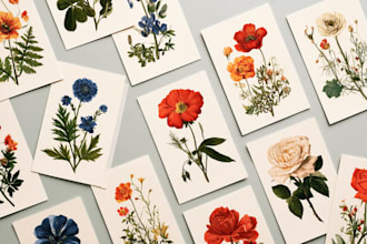 make paint watercolour botanical illustrations