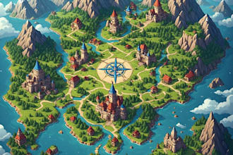 design great map in quality vector illustration