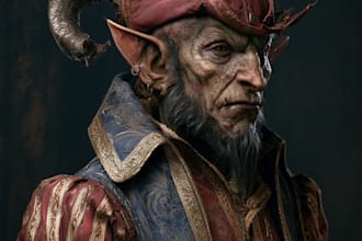 fantasy horror and fantasy horror character