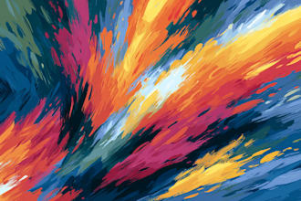 abstract painting art or color abstract art