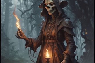 design terrifying fantasy horror characters