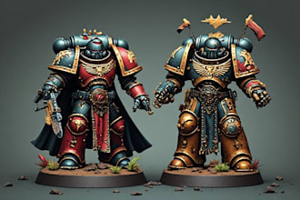 paint your warhammer 40k and fantasy miniatures