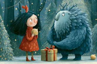 illustrate children book illustration, christian story book