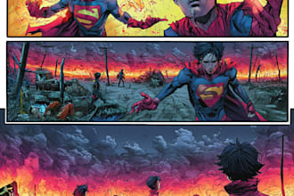make a professional comic book page