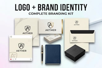 design business logo,brand identity and branding kit