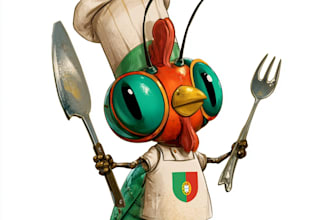 create a professional restaurant mascot for you
