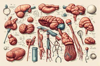 design scientific figures and medical illustrations for publication