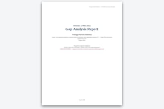 conduct iso 27001 gap analysis and implementation roadmap
