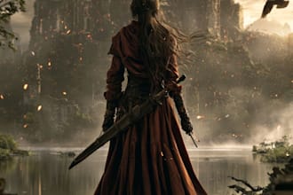 create a magical fantasy book cover and ebook cover