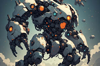 design spectacular robots, cyborgs and mechs