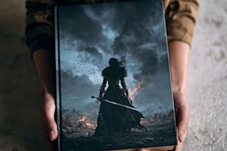 create eye catching dark fantasy cover art
