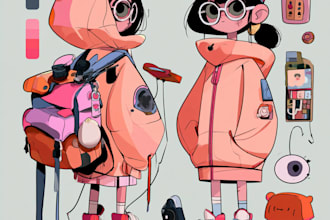 design a cartoon character