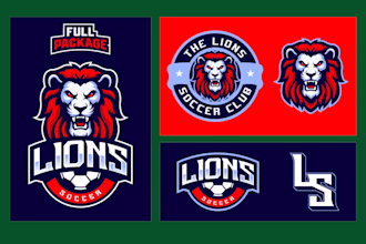 design a professional sports logo and brand