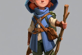 draw 2d game character or 2d game character