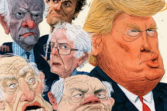 create political and editorial cartoons