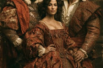 paint fantasy royal portrait for you