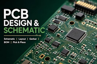 design pcb layout up to 6 layers with clean routing and manufacturing standards