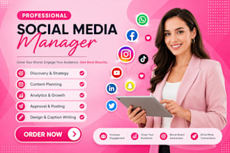 social media marketing manager, instagram, facebook,linkdin marketing