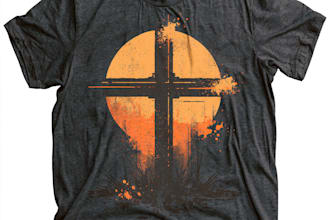 do christian, urban and church t shirt design