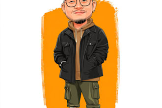 draw a custom big head caricature from your photo
